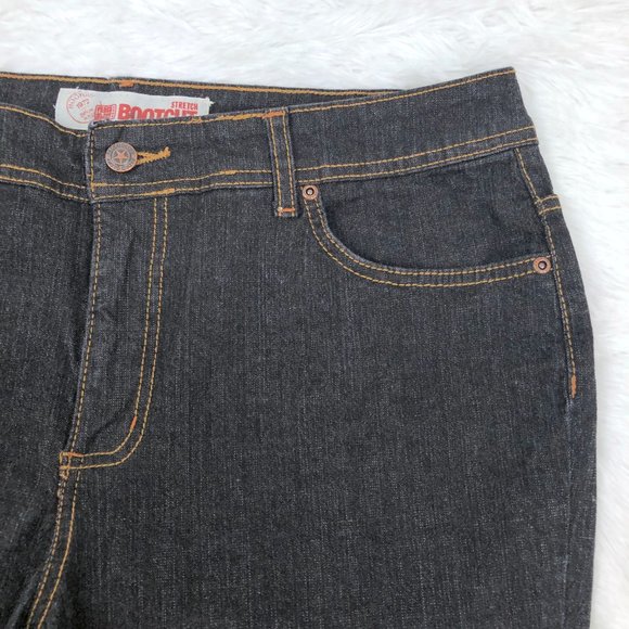 ✅SOLD✅Faded Glory Dark Blue Jeans Mid Rise Bootcut - Picture 4 of 10